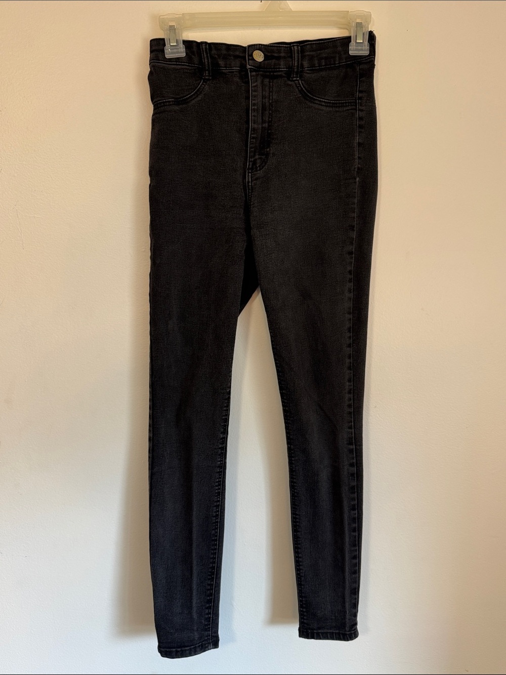 ZARA High-Rise Black Skinny Jeans